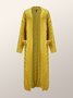 Loose Long Sleeve Plain Elegant Cardigan