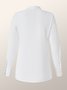 Off Shoulder Sleeve Plain Casual Fit Blouse