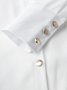 Off Shoulder Sleeve Plain Casual Fit Blouse