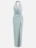 V Neck Urban Knot Front Dress