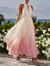 Regular Fit Chiffon Morden Dress With No